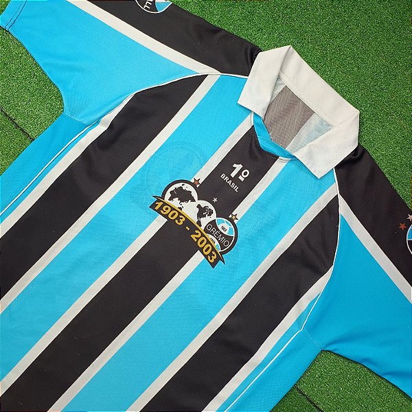 Camisa Grêmio 2003 Tricolor Centenário - Tam G