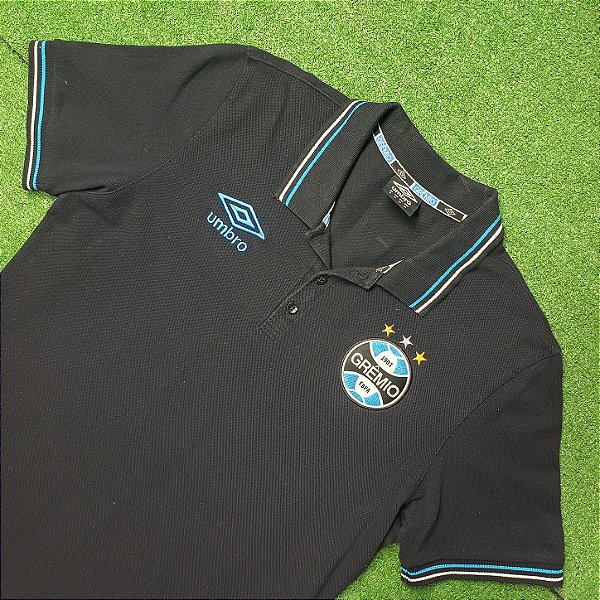 Camisa Polo Grêmio Preta - Tam M