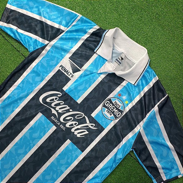 Camisa Grêmio 1994 Tricolor Retrô - #9 - Tam M/G