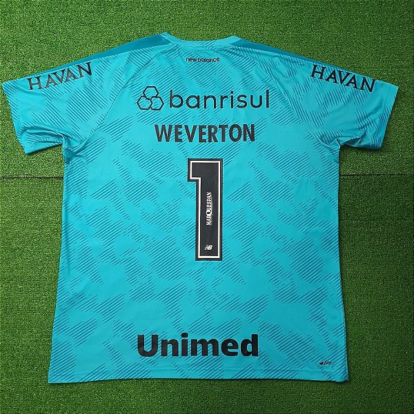 Camisa Grêmio 2026 Goleiro Verde - #1 Weverton - Tam GG