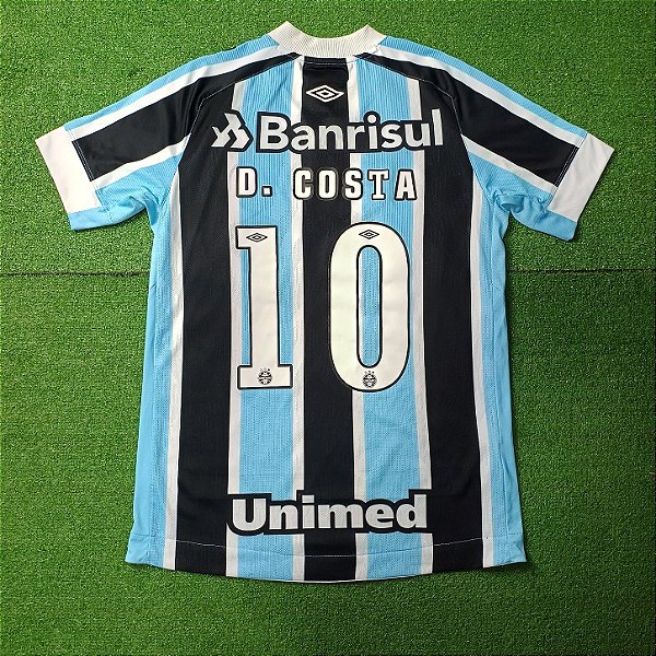 Camisa Grêmio 2021 Tricolor - #10 D. Costa - Tam P