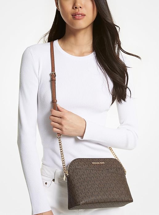 Bolsa Michael Kors Transversal Jet Set Logo Pequena