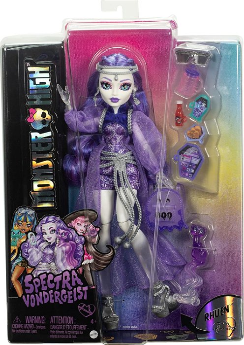 Boneca Monster High Spectra Vondergeist Com Pet
