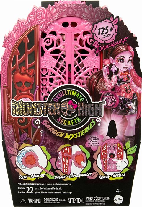 Boneca Monster High Draculaura Skulltimate Secrets 5 Mattel
