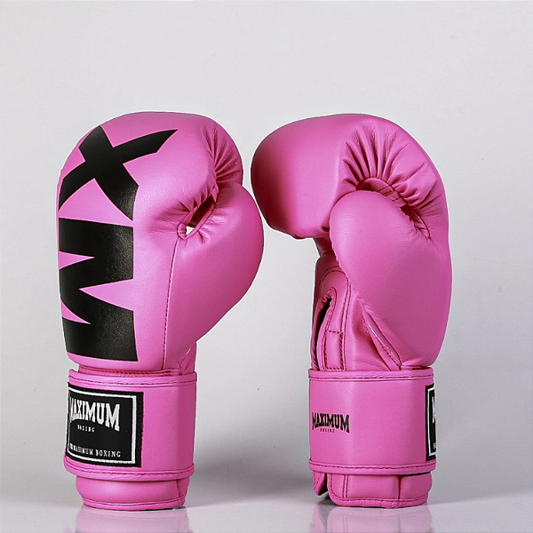 Luva Rosa & Preta Maximum MXM Inverse