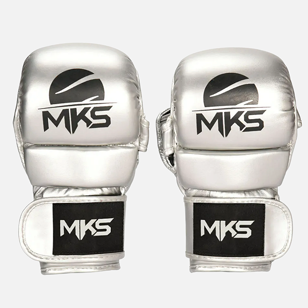 Luva MMA Prata Shooter MKS Combat