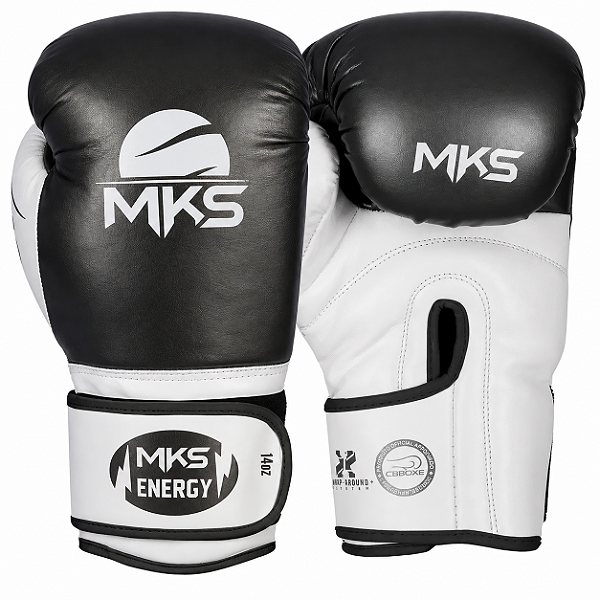 Luva MKS Energy Preta e Branca