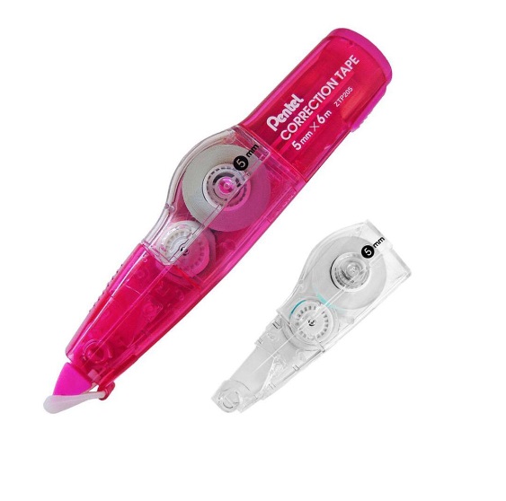 Corretivo em fita, 5mmx6m, com refil, SM/ZTP205R, Pentel