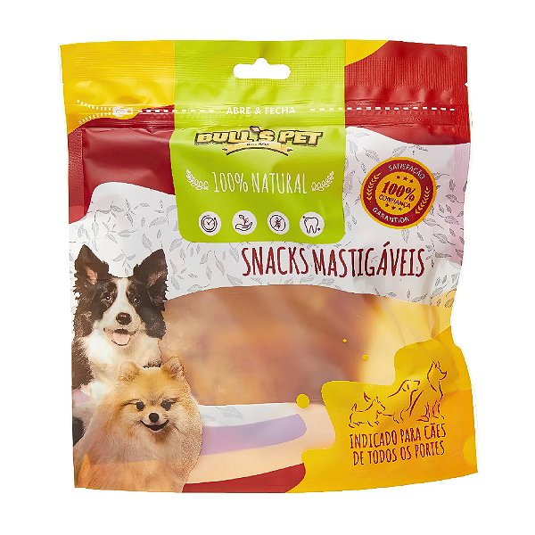 PETISCO NATURAL ORELHA SUÍNA PARA CÃES - 1 UN