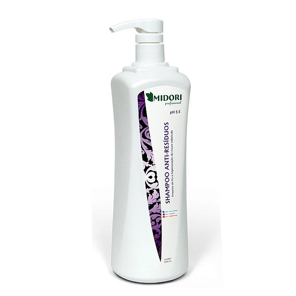 SHAMPOO ANTI RESIDUOS MIDORI 1000ML - PASSO 1 - REF 1801