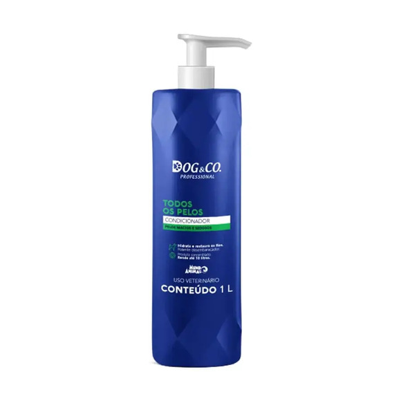 Condicionador Dog&Co Profissional Todos os Pelos Cães 1 L