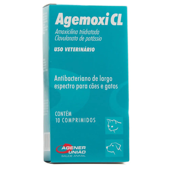 Amoxicilina Agemoxi Cl 250 Mg 10 Comprimidos