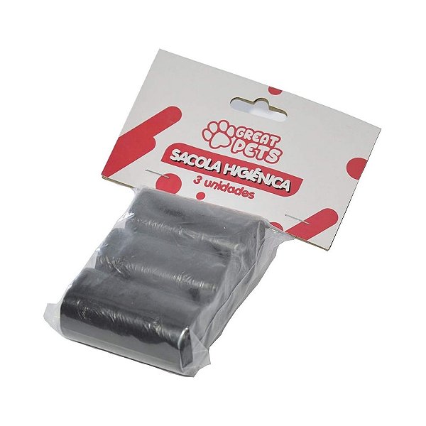 Sacola Higiênica Kit C/ 4 Un Preto