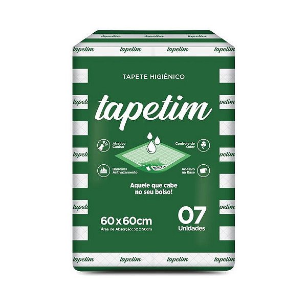 Tapete Hig. Tapetim Branco 7Un 60X60