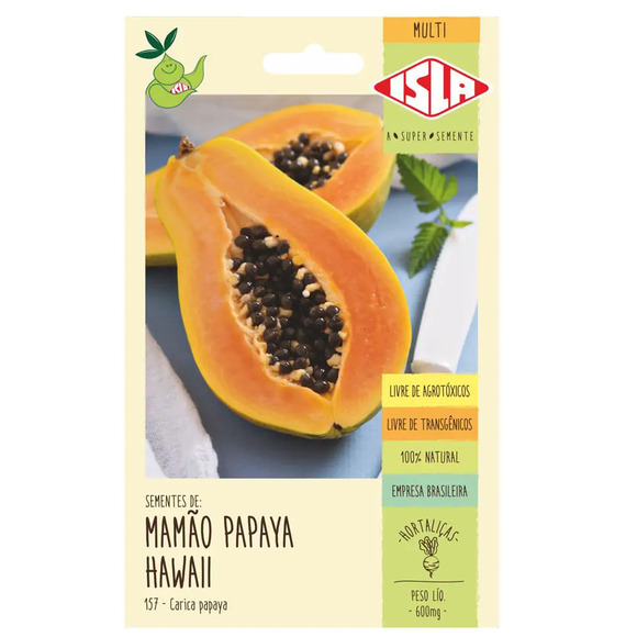 Semente Isla Multi Mamão Papaia Hawaii Único