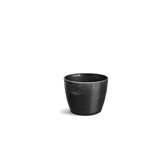 Cachepô Redondo Elegante Preto Ônix Nutriplan Nº 1