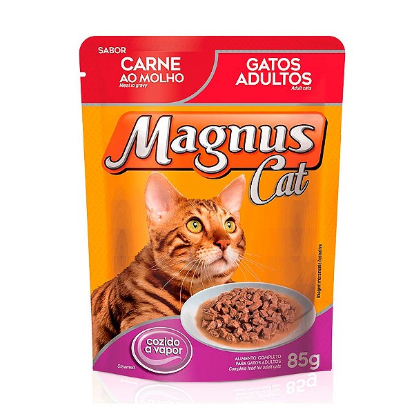Ração Úmida Magnus Gato Carne Ao Molho 85 g