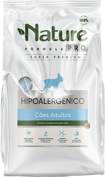 Ração Nature Fórmula PRO Hipoalergênico Cães Adultos