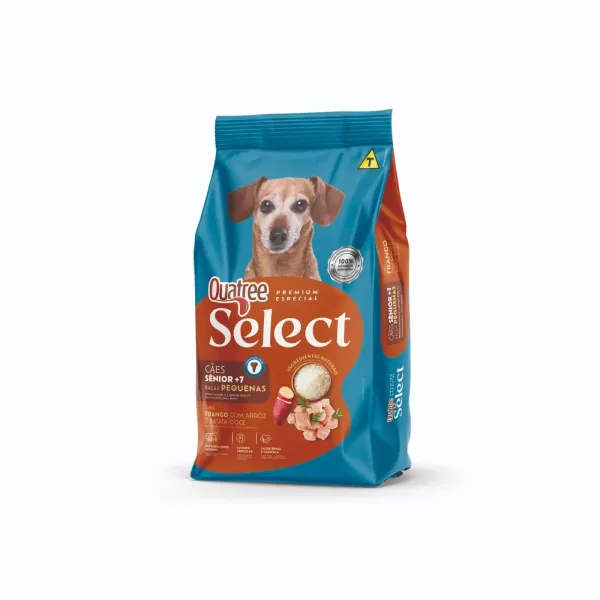 Ração Quatree Select Cães Adulto Raças Pequenas Sênior + 7
