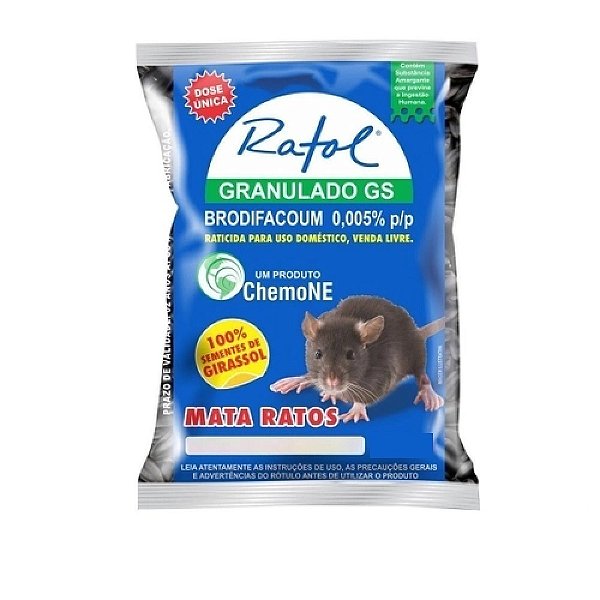 Raticida Ratol Girassol 50g