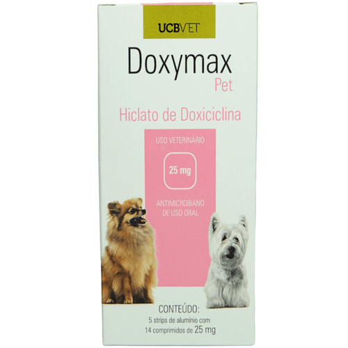 Doxymax Pet 25mg Cartela 14 Comprimidos