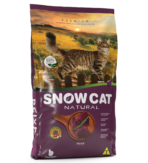 Ração para gatos Snow Cat  Peixe