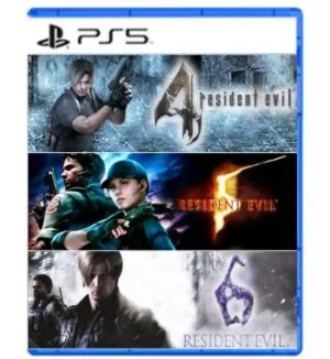 Pacote Triplo Resident Evil PS5 midia digital