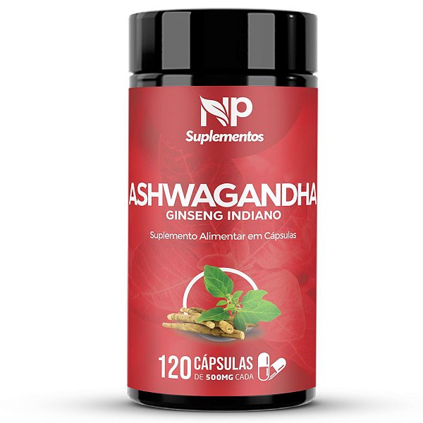 Ashwagandha 120 Cápsulas 500mg - NP Suplementos