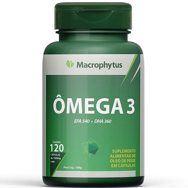 Ômega 3 120 Cápsulas 1400mg - Macrophytus