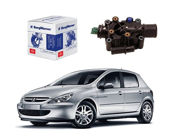 CARCAÇA VÁLVULA TERMOSTATICA PEUGEOT 307 1.6 16V 2001 A 2006