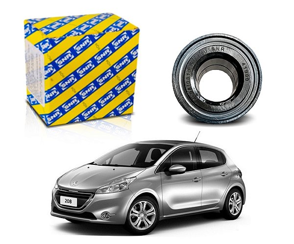 ROLAMENTO RODA TRASEIRO SNR ORIGINAL PEUGEOT 208 1.2 2016 A 2019