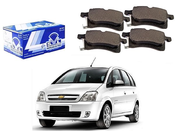 PASTILHA FREIO DIANTEIRA SYL CHEVROLET MERIVA ARO 14 1.4 1.8 2010 A 2012