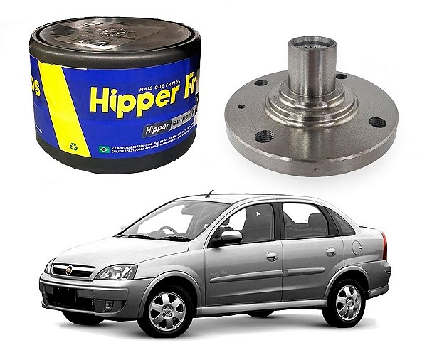 CUBO DE RODA DIANTEIRO HIPPER FREIOS CHEVROLET CORSA SEDAN 1.4 2003 A 2009