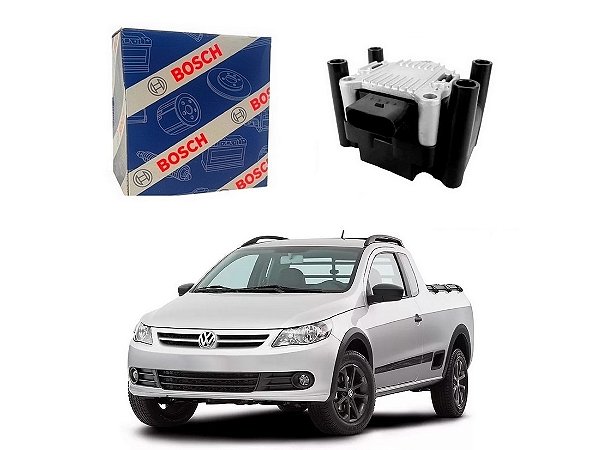BOBINA DE IGNIÇÃO BOSCH VOLKSWAGEN SAVEIRO G5 1.6 8V 2009 A 2013