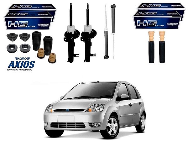 KIT AMORTECEDOR DIANTEIRO TRASEIRO NAKATA AXIOS ORIGINAL FORD FIESTA 1.0 1.6 2003 A 2006