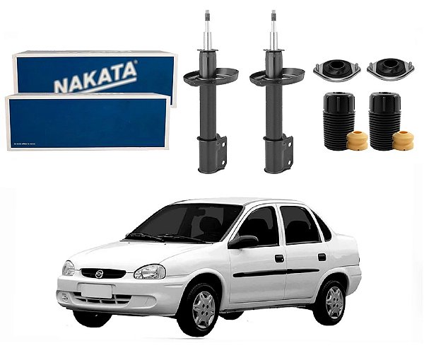 KIT AMORTECEDOR DIANTEIRO NAKATA CHEVROLET CORSA CLASSIC 1.0 1996 A 2010