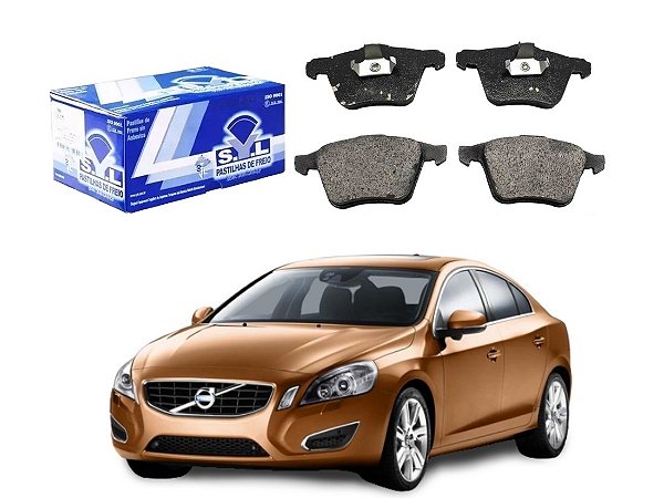 PASTILHA FREIO DIANTEIRA SYL ORIGINAL VOLVO S60 D5 2.4 2010 A 2013