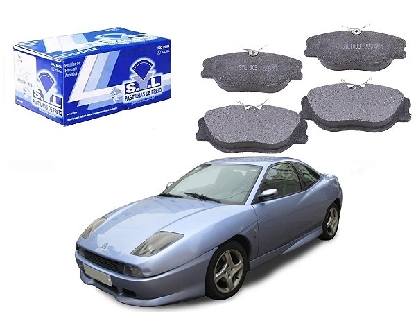 PASTILHA FREIO DIANTEIRA SYL FIAT COUPÉ 2.0 1994 A 1997
