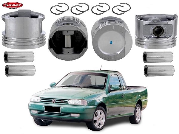JOGO PISTÃO STD SULOY VOLKSWAGEN SAVEIRO 1.8 MI GASOLINA 1997 A 1999