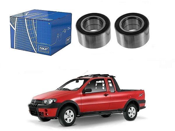 PAR ROLAMENTO RODA DIANTEIRO SKF ORIGINAL FIAT STRADA ADVENTURE 1.8 2005 A 2010