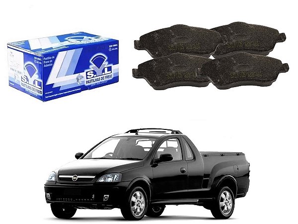 PASTILHA FREIO DIANTEIRA SYL ORIGINAL CHEVROLET MONTANA 1.4 2008 A 2010