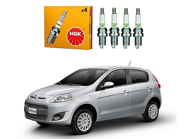 JOGO VELAS IGNIÇÃO NGK FIAT NOVO PALIO 1.0 EVO 2013 A 2016