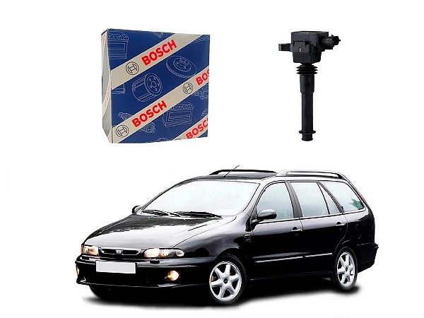 BOBINA DE IGNIÇÃO BOSCH FIAT MAREA WEEKEND 2.0 20V 2.4 20V 1998 A 2007