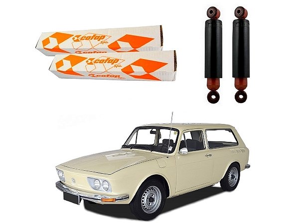 PAR AMORTECEDOR TRASEIRO COFAP ORIGINAL VOLKSWAGEN VARIANT 1600 1971 A 1976