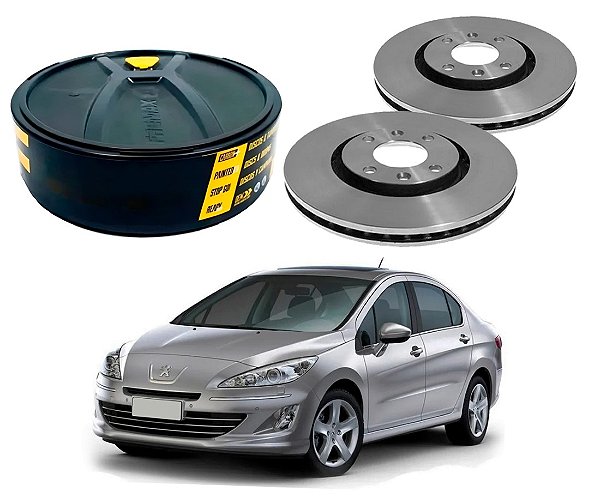 DISCO FREIO DIANTEIRO FREMAX ORIGINAL PEUGEOT 408 2.0 2012 A 2016