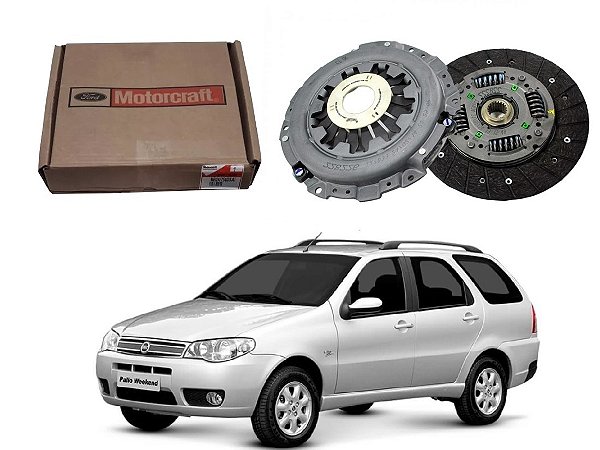 KIT EMBREAGEM MOTORCRAFT ORIGINAL FIAT PALIO WEEKEND 1.8 8V 2003 A 2008