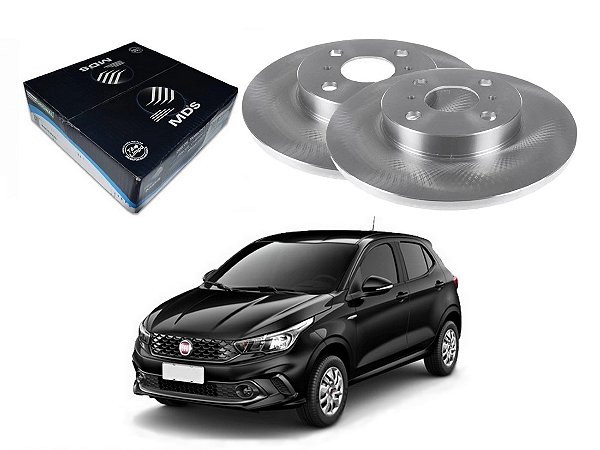 DISCO FREIO DIANTEIRO MDS FIAT ARGO 1.0 2017 A 2020