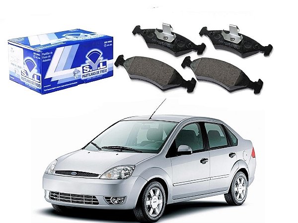 PASTILHA FREIO DIANTEIRA SYL ORIGINAL FORD FIESTA SEDAN 1.6 2003 A 2009