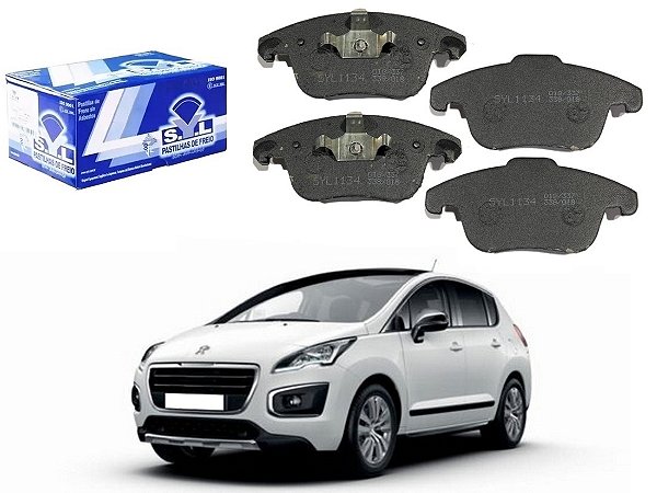 PASTILHA FREIO DIANTEIRA SYL ORIGINAL PEUGEOT 3008 1.6 THP 2015 A 2016