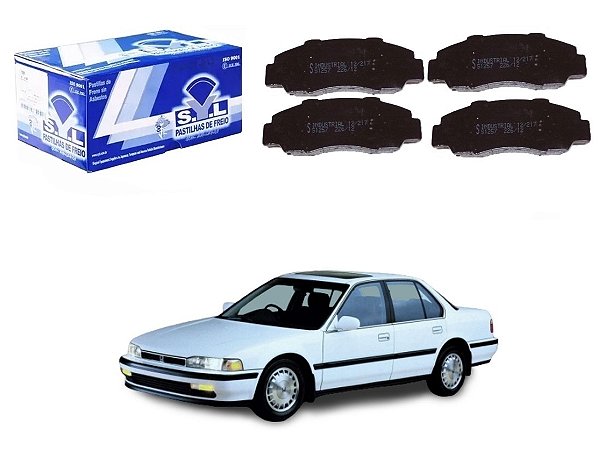 PASTILHA FREIO DIANTEIRA SYL ORIGINAL HONDA ACCORD 1.8 1.9 2.0 2.2 2.3 1989 A 1998